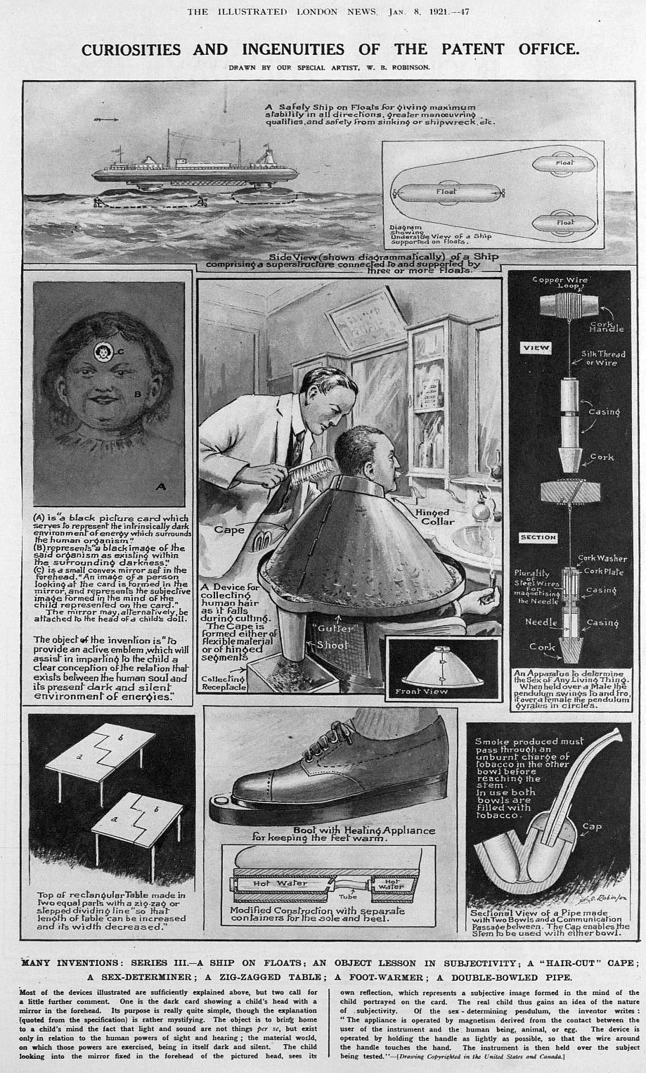 1921 patent office ship safety etc
